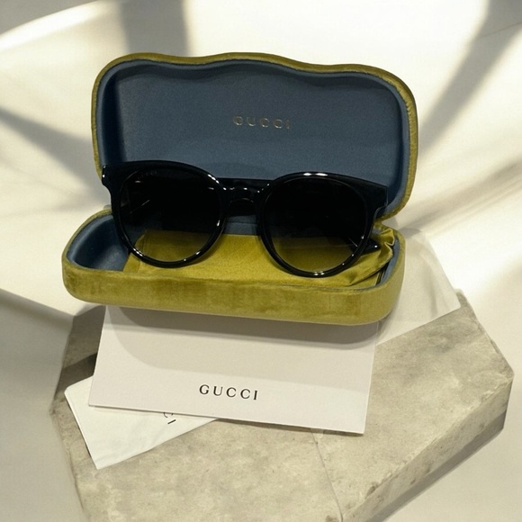 Black Gucci Marmont Cat Eye Sunglasses main image 7